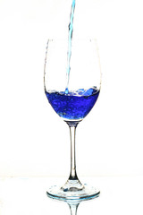 drink in glass splash