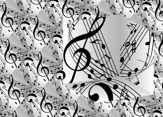 The musical theme Аbstract background Vector