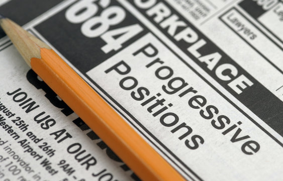 Newspapers Classified section - Job search