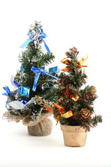 Christmas tree on a white background