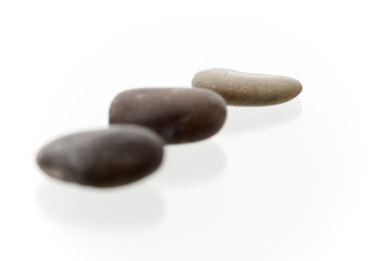 Very high resolution shot with shallow dof. Focus on 3th pebble.