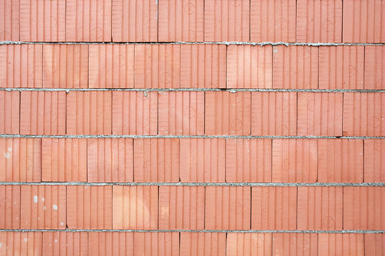 Red brick wall background