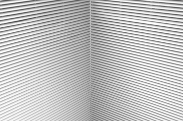 Background made of many skewed industrail blinds