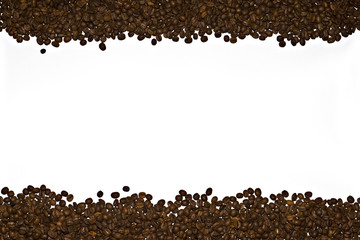 Coffe seeds background