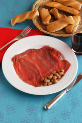 Carne salada e fagioli - Secondi di carne Veneto