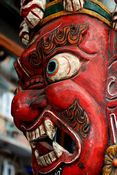 Mask of Bhairab, hindu god