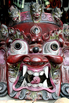 Mask of Bhairab, hindu god