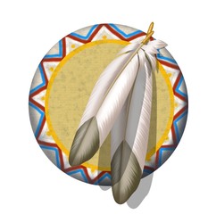 decorazione american natives © Piumadaquila.it