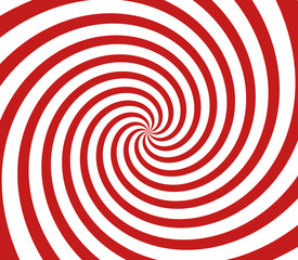 red and white spiral background - obrazy, fototapety, plakaty