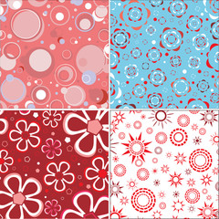 Set stylish and universal backgrounds.Vector.