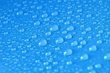 Blue Water Drops