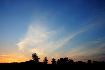 夜明けの空
