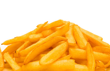 fry on white background