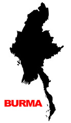 burma map high resolution