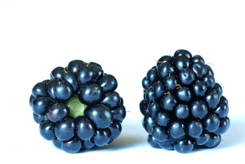 two of blackberries