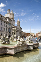 Fototapeta na wymiar Piazza Navona, Rzym