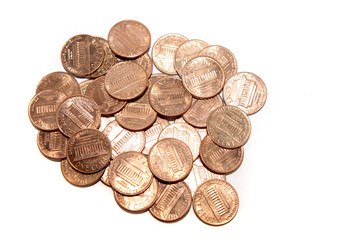U.S. one cent coins