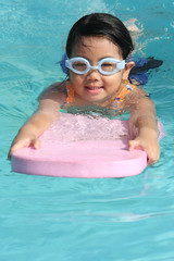 Child Swimming