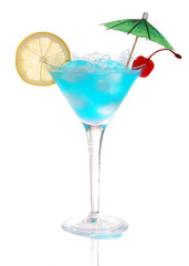 Blue Curacao cocktail
