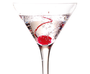 Martini with Cherry