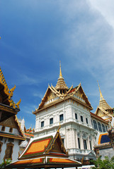 Fototapeta premium Thailand, Bangkok. Temple against sky.