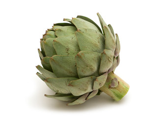 Obraz premium fresh artichoke on white background
