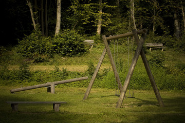 Fototapeta premium Wald Spielplatz