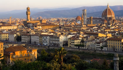 Naklejka premium panorama firenze