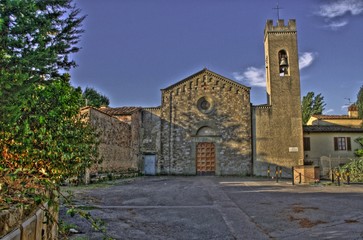 Fototapeta na wymiar Chiesa di marignolle HDR