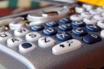 Smartphone - Detail of the keyboard