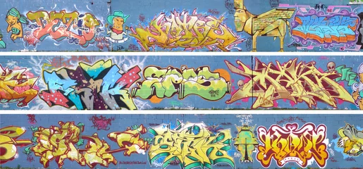 Poster Graffiti tags et graffitis
