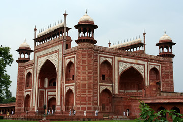 Fototapeta na wymiar Taj Mahal główne wejście
