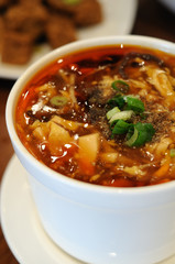 Chinese style hot and sour soup