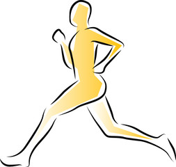 Athlete Running