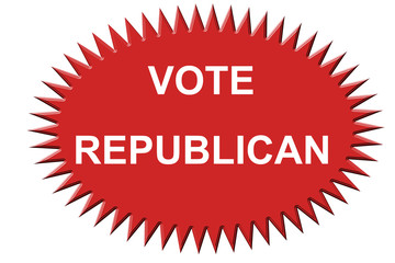 Republican Vote Sticker