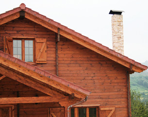 Casa de Madera Zona Tejado y Buhardilla