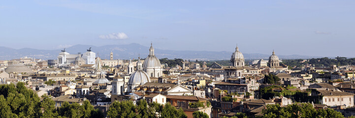 Naklejka na ściany i meble Panorama, Rzym