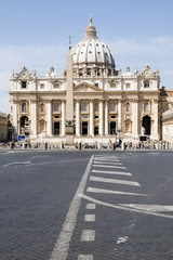 Naklejka premium Place saint-Pierre, Vatican