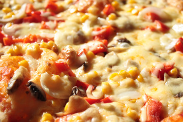 Leckere italienische Pizza