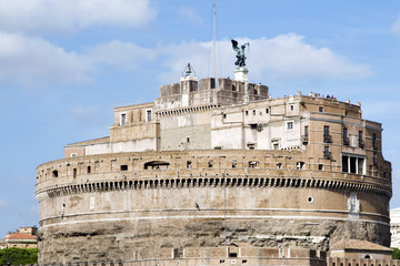 Obraz premium château Saint-Ange, Rome