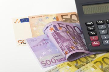 Money and calculator