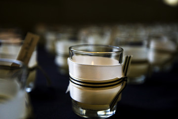Wedding Reception Candles