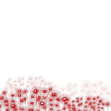 PETITES FLEURS ROUGE