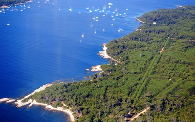 Entre les îles au large de Cannes