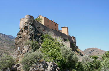 Fototapeta premium La citadelle de Corte