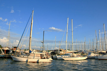 Boats, Tiber River, Fiumicino, Italy