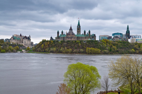 Canadian parliament buildings in Ottawa