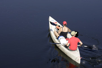 Canoe sur la Moselle