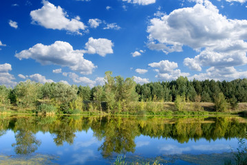 Fototapeta premium autumn river