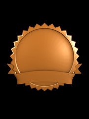 3d image, best brand badge, Bronze
